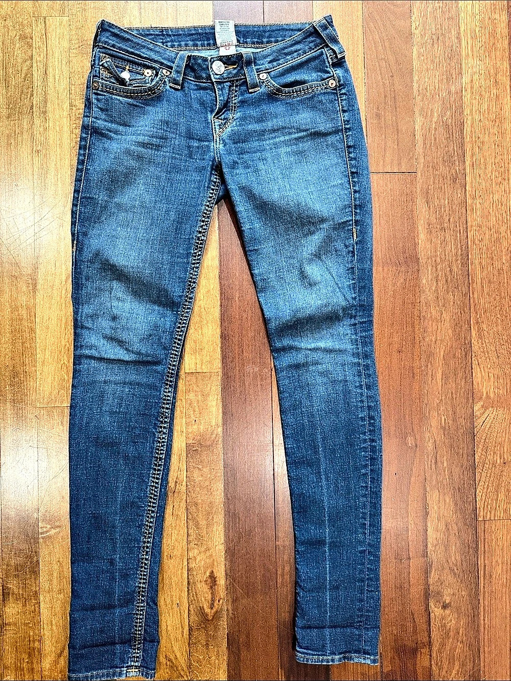True Religion Skinny Jeans Blue Waist 27